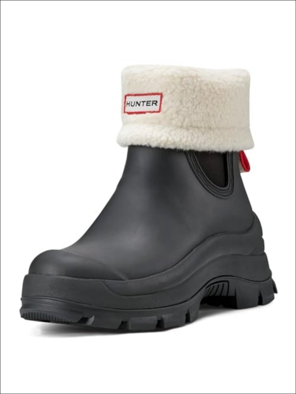 Hunter Esme Waterproof Rain Boot Rubber Mid-Calf Flat Round Toe